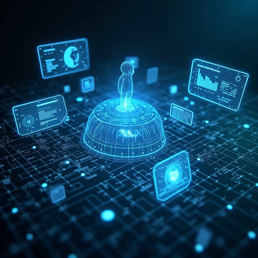 AR Capabilities Showcase - Holographic Interface