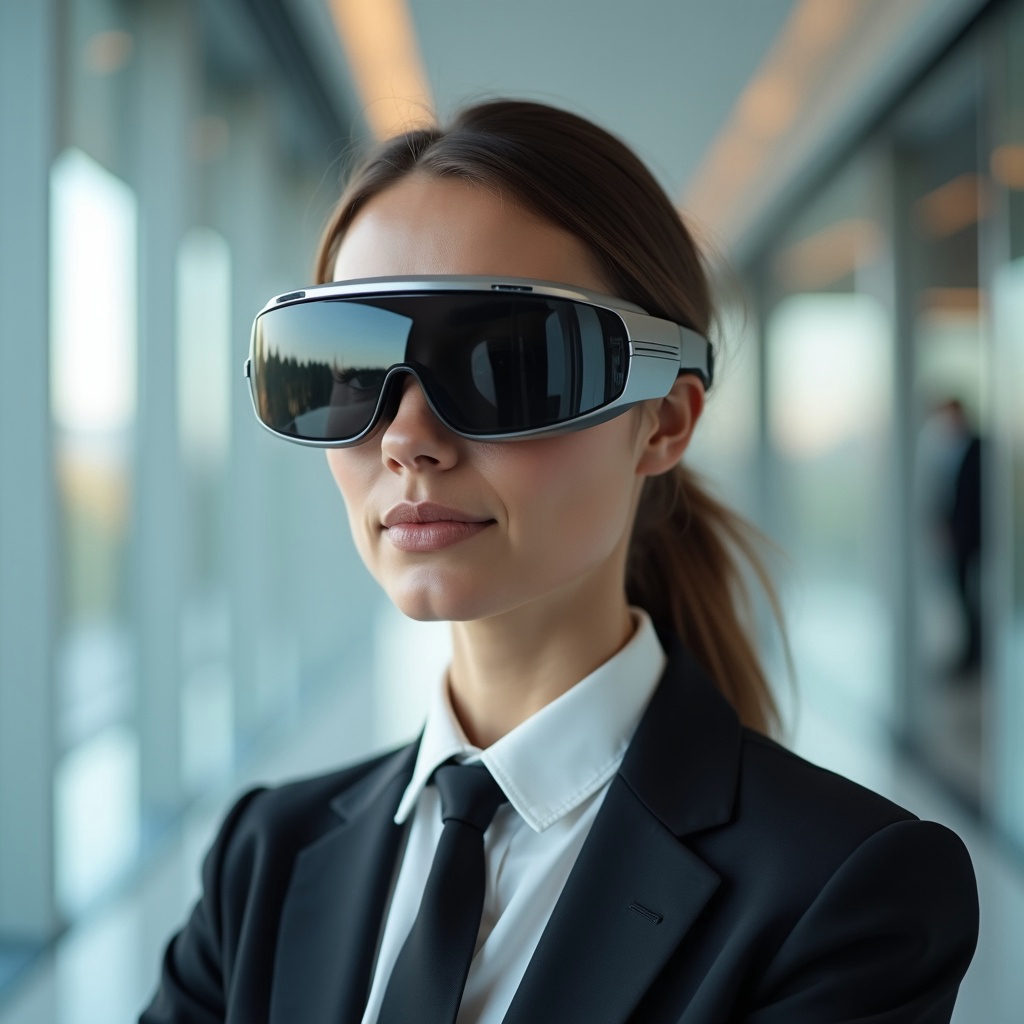 Professional using Mixverse glasses